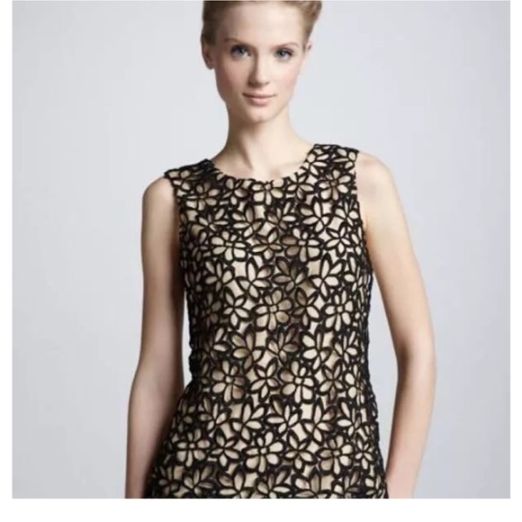 NWOT Neiman Marcus LELA ROSE Target Guipure Lace Top Sz. Large - Picture 2 of 6